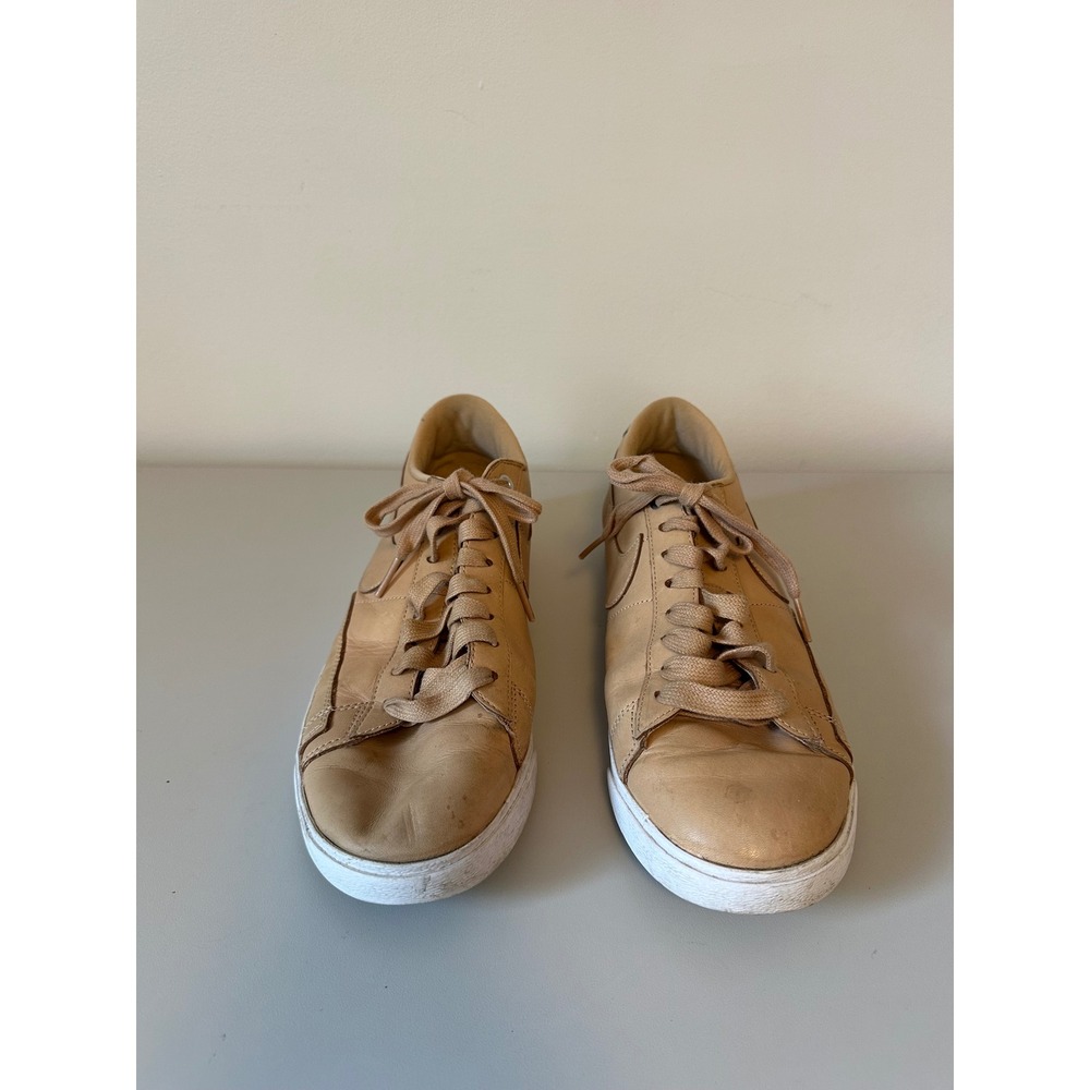 Nike Blazer Low Vachetta Tan Leather Sneakers | Size 9.5